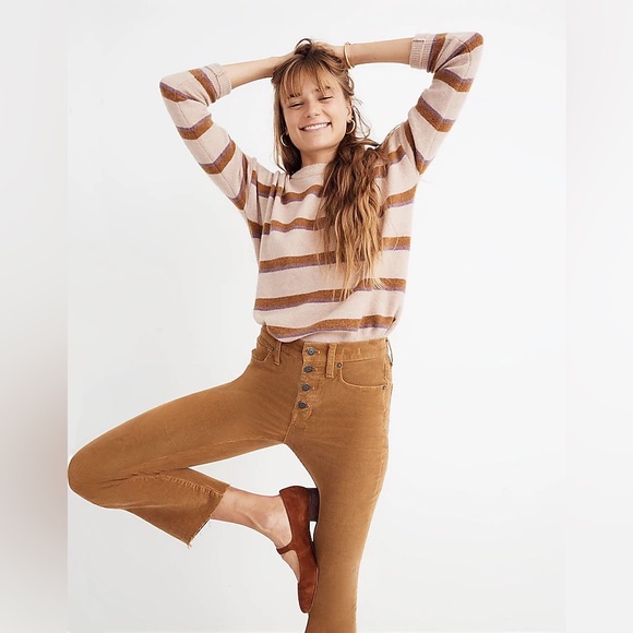 Madewell Pants - Madewell Cali Demi-Boot Cut Corduroy Pants